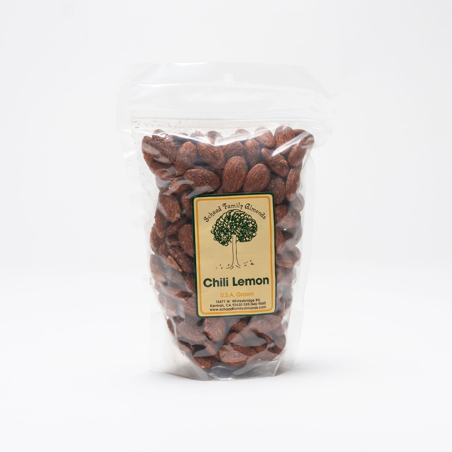 Clear bag of chili lemon almond