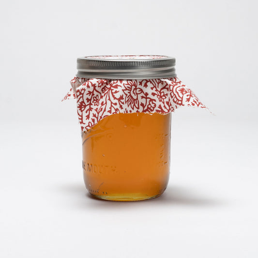 Mason Jar filled with honey