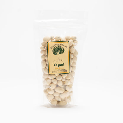 Clear bag of yogurt covered raisins