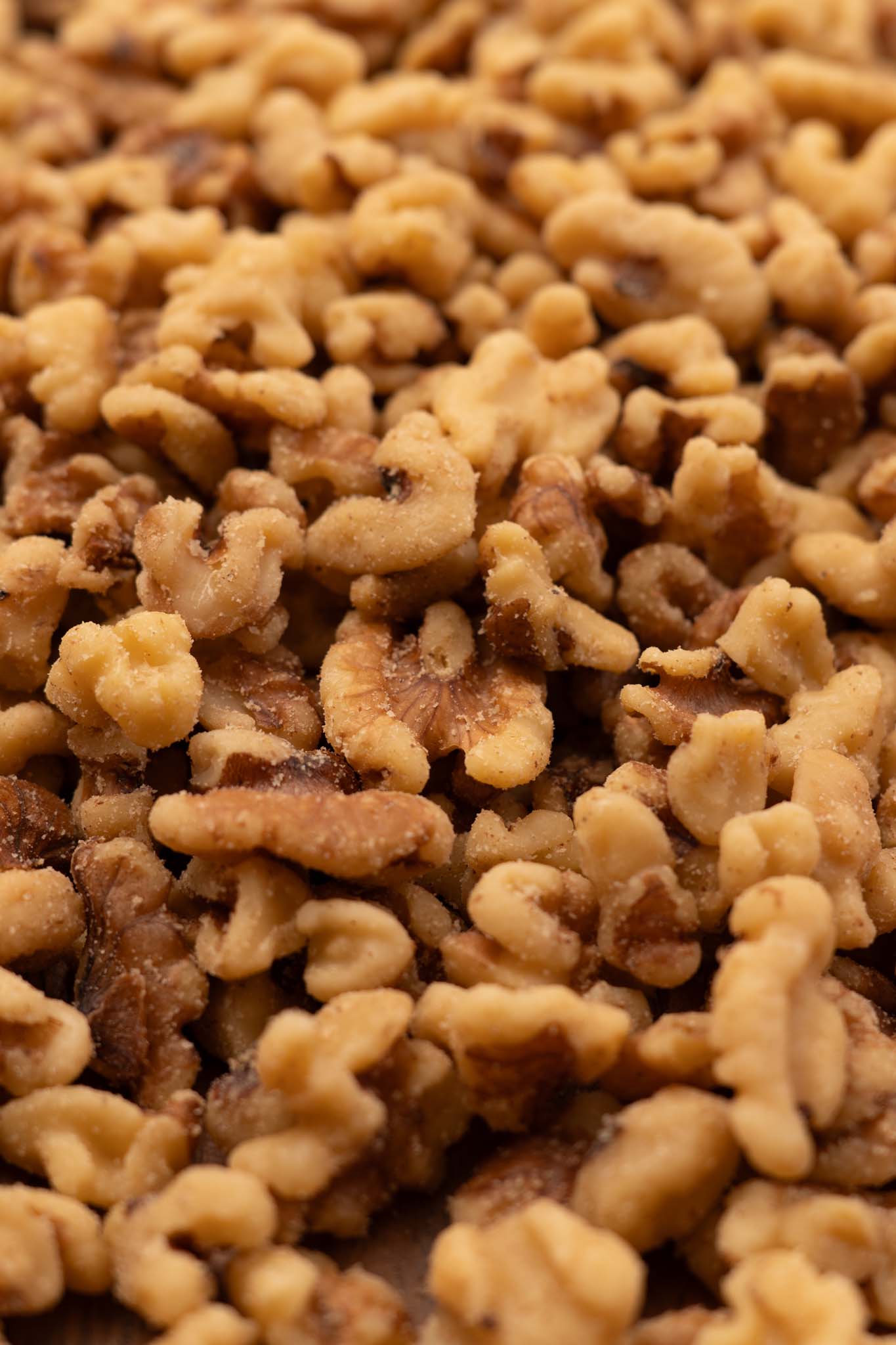 Close up of California walnuts